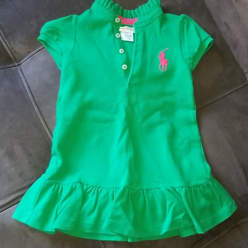 Toddler girls polo dress - Picture 1 of 4